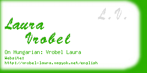 laura vrobel business card
